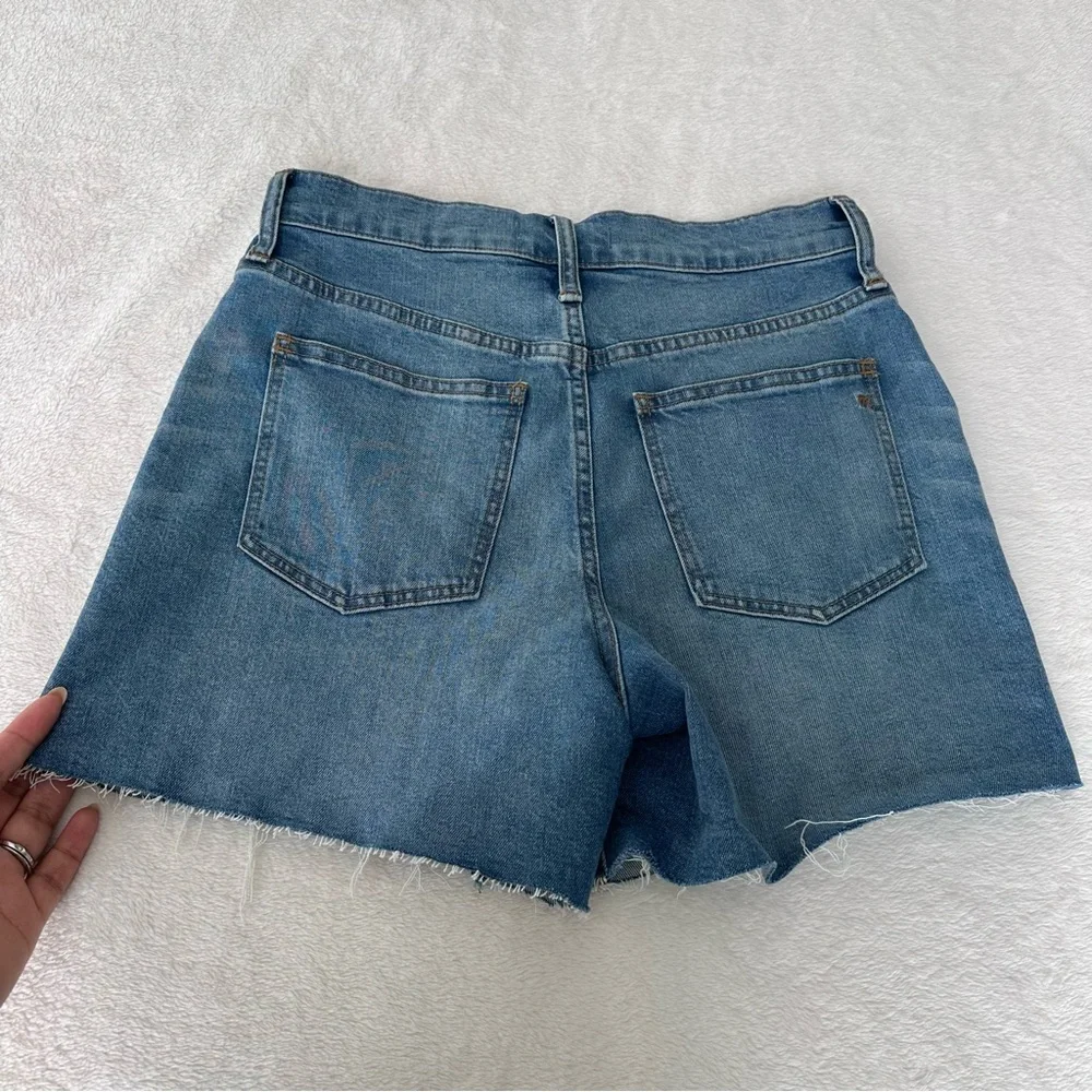 *SOLD* Madewell High-Rise Denim Shorts Button-Front Edition Size 26 - Picture 8 of 11